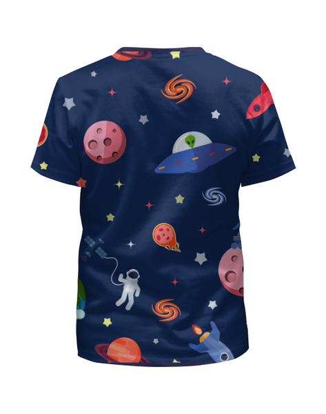 Заказать детскую футболку в Москве. Футболка с полной запечаткой для мальчиков Вселенная (1) от T-shirt print  - готовые дизайны и нанесение принтов.