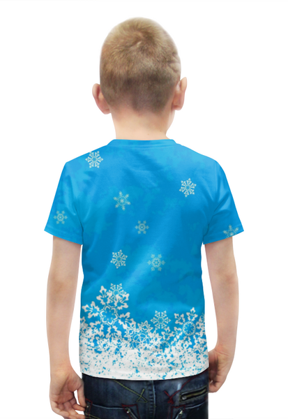 Заказать детскую футболку в Москве. Футболка с полной запечаткой для мальчиков Christmas от ZVER  - готовые дизайны и нанесение принтов.