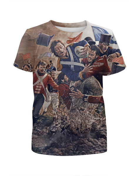 Заказать детскую футболку в Москве. Футболка с полной запечаткой для мальчиков Rugby Heroes от rugby - готовые дизайны и нанесение принтов.