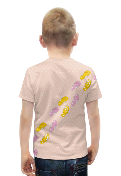 Заказать детскую футболку в Москве. Футболка с полной запечаткой для мальчиков Сланцы от valezar - готовые дизайны и нанесение принтов.