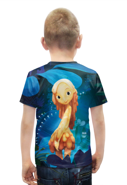 Заказать детскую футболку в Москве. Футболка с полной запечаткой для мальчиков Хранитель Луны от skynatural - готовые дизайны и нанесение принтов.
