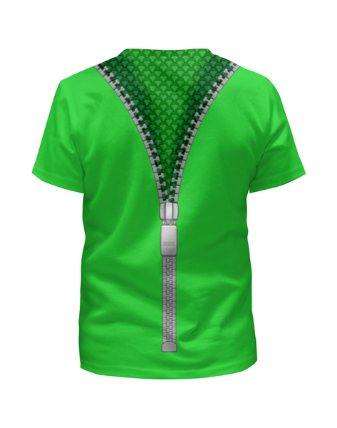 Заказать детскую футболку в Москве. Футболка с полной запечаткой для мальчиков Зеленая чешуя от IrinkaArt  - готовые дизайны и нанесение принтов.