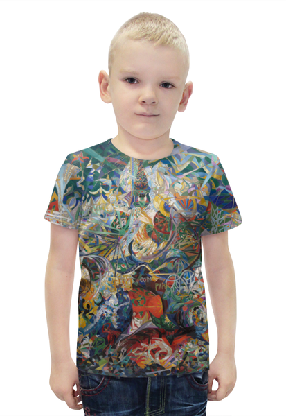 Заказать детскую футболку в Москве. Футболка с полной запечаткой для мальчиков Битва Огней, Кони-Айленд (Джозеф Стелла) от trend - готовые дизайны и нанесение принтов.