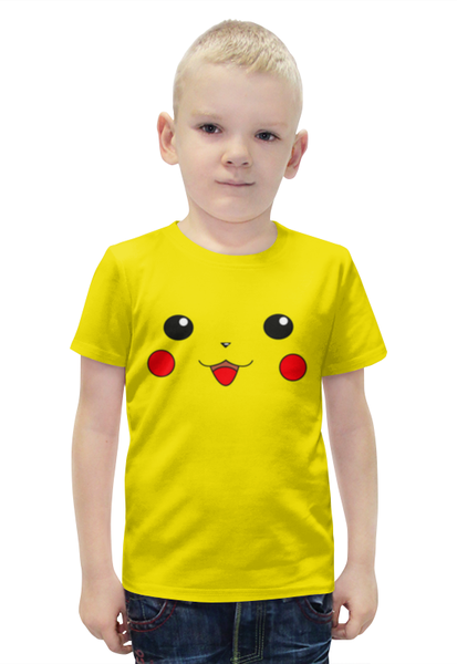 Заказать детскую футболку в Москве. Футболка с полной запечаткой для мальчиков Pokemon go от Сергей Дульнев - готовые дизайны и нанесение принтов.