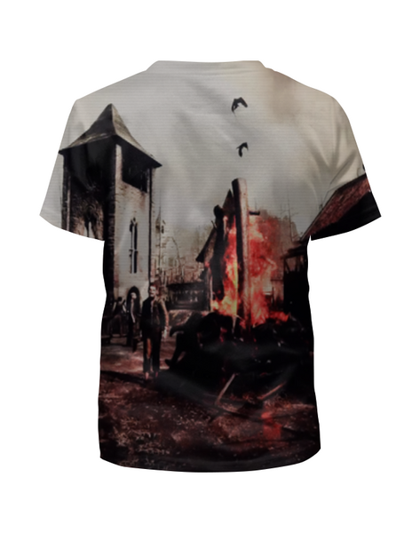 Заказать детскую футболку в Москве. Футболка с полной запечаткой для мальчиков Resident Evil 4 от  PRO_DESIGN - готовые дизайны и нанесение принтов.