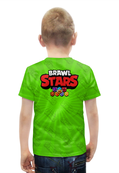 Заказать детскую футболку в Москве. Футболка с полной запечаткой для мальчиков Brawl Stars от balden - готовые дизайны и нанесение принтов.