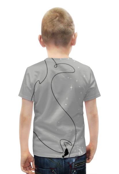 Заказать детскую футболку в Москве. Футболка с полной запечаткой для мальчиков Рыбалка от kolek2510 - готовые дизайны и нанесение принтов.