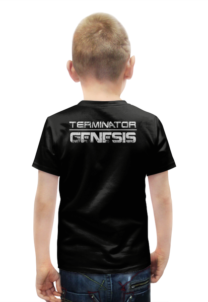 Заказать детскую футболку в Москве. Футболка с полной запечаткой для мальчиков Terminator от scrat29@yandex.ru - готовые дизайны и нанесение принтов.