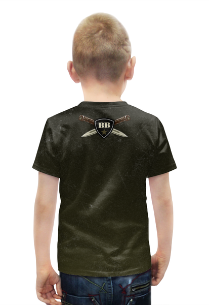 Заказать детскую футболку в Москве. Футболка с полной запечаткой для мальчиков ВВ!!! от Алексс Неро - готовые дизайны и нанесение принтов.