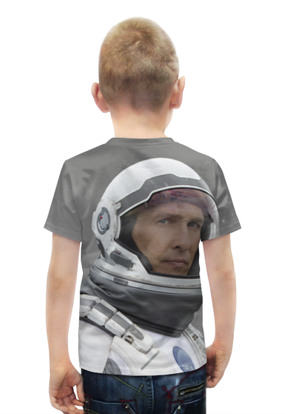 Заказать детскую футболку в Москве. Футболка с полной запечаткой для мальчиков Макконахи от skynatural - готовые дизайны и нанесение принтов.