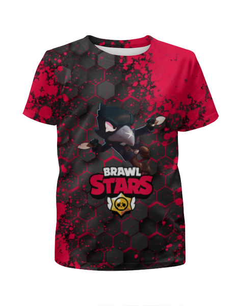 Заказать детскую футболку в Москве. Футболка с полной запечаткой для мальчиков Brawl Stars от weeert - готовые дизайны и нанесение принтов.