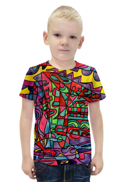Заказать детскую футболку в Москве. Футболка с полной запечаткой для мальчиков SX`ED-0 от Vadim Koval - готовые дизайны и нанесение принтов.
