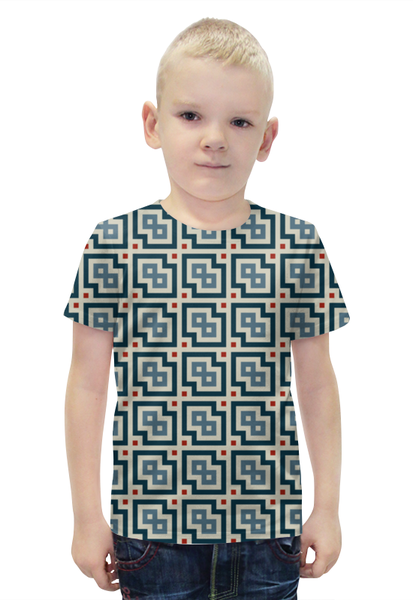 Заказать детскую футболку в Москве. Футболка с полной запечаткой для мальчиков VECTOR от CoolDesign - готовые дизайны и нанесение принтов.