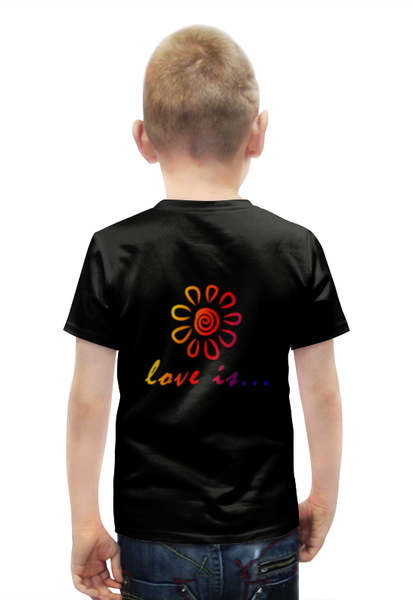Заказать детскую футболку в Москве. Футболка с полной запечаткой для мальчиков Любовь от Andrew Zaycev - готовые дизайны и нанесение принтов.