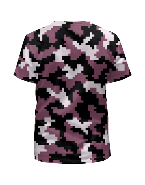 Заказать детскую футболку в Москве. Футболка с полной запечаткой для мальчиков camouflage Pixel от THE_NISE  - готовые дизайны и нанесение принтов.