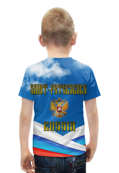 Заказать детскую футболку в Москве. Футболка с полной запечаткой для мальчиков Санкт-Петербург от Curipopik - готовые дизайны и нанесение принтов.