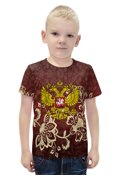 Заказать детскую футболку в Москве. Футболка с полной запечаткой для мальчиков Роспись от THE_NISE  - готовые дизайны и нанесение принтов.