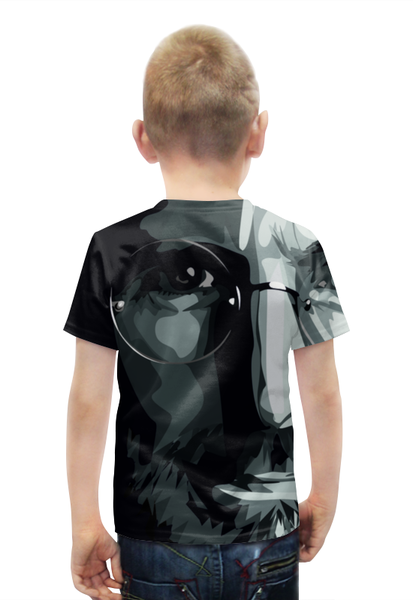 Заказать детскую футболку в Москве. Футболка с полной запечаткой для мальчиков Леонардо Дикаприо от thegallery - готовые дизайны и нанесение принтов.
