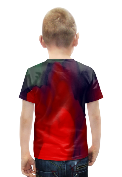 Заказать детскую футболку в Москве. Футболка с полной запечаткой для мальчиков Абстрактные краски от THE_NISE  - готовые дизайны и нанесение принтов.