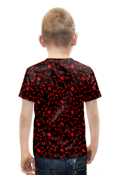 Заказать детскую футболку в Москве. Футболка с полной запечаткой для мальчиков Листочки от THE_NISE  - готовые дизайны и нанесение принтов.
