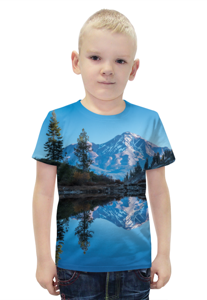 Заказать детскую футболку в Москве. Футболка с полной запечаткой для мальчиков пейзаж от THE_NISE  - готовые дизайны и нанесение принтов.