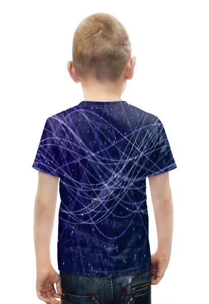 Заказать детскую футболку в Москве. Футболка с полной запечаткой для мальчиков Узор линии от THE_NISE  - готовые дизайны и нанесение принтов.