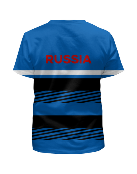 Заказать детскую футболку в Москве. Футболка с полной запечаткой для мальчиков Russia от THE_NISE  - готовые дизайны и нанесение принтов.