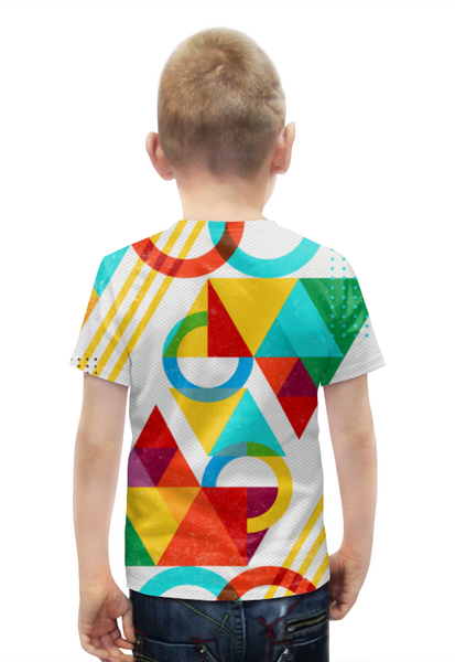 Заказать детскую футболку в Москве. Футболка с полной запечаткой для мальчиков Олимпийский Мишка 1980 от balden - готовые дизайны и нанесение принтов.