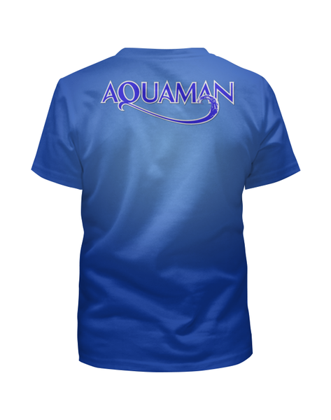 Заказать детскую футболку в Москве. Футболка с полной запечаткой для мальчиков Aquaman     от T-shirt print  - готовые дизайны и нанесение принтов.