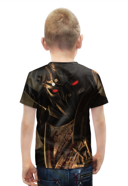 Заказать детскую футболку в Москве. Футболка с полной запечаткой для мальчиков Warhammer от gamesta - готовые дизайны и нанесение принтов.