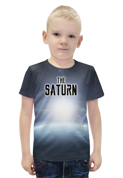 Заказать детскую футболку в Москве. Футболка с полной запечаткой для мальчиков The Saturn (The Planet) от ISliM - готовые дизайны и нанесение принтов.