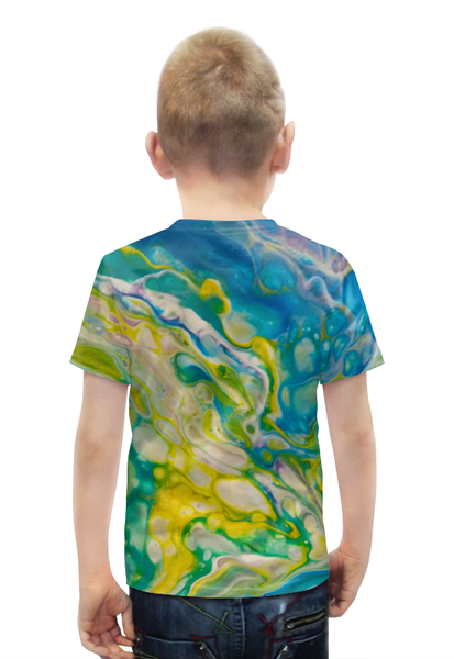 Заказать детскую футболку в Москве. Футболка с полной запечаткой для мальчиков Тропический рай от theirenemen - готовые дизайны и нанесение принтов.
