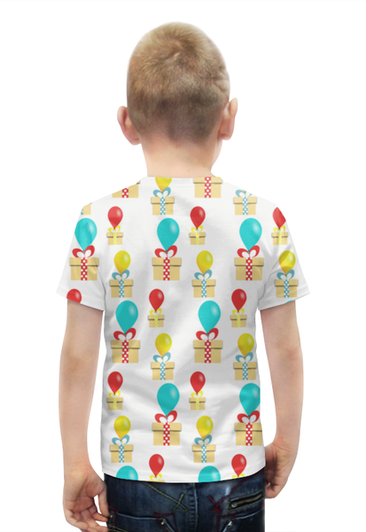 Заказать детскую футболку в Москве. Футболка с полной запечаткой для мальчиков шарики от THE_NISE  - готовые дизайны и нанесение принтов.
