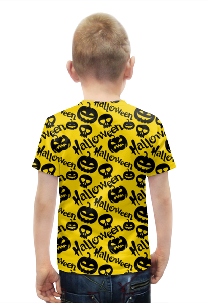 Заказать детскую футболку в Москве. Футболка с полной запечаткой для мальчиков Halloween от denis01001 - готовые дизайны и нанесение принтов.