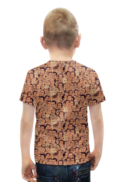 Заказать детскую футболку в Москве. Футболка с полной запечаткой для мальчиков Николас Кейдж от megashmot - готовые дизайны и нанесение принтов.