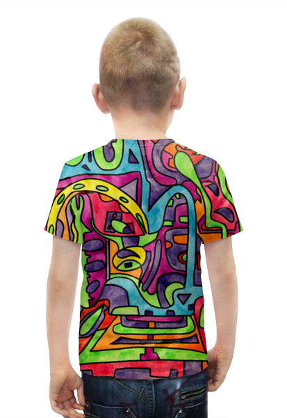 Заказать детскую футболку в Москве. Футболка с полной запечаткой для мальчиков FP`PF-O[]80 от Vadim Koval - готовые дизайны и нанесение принтов.