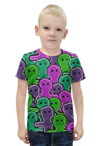 Заказать детскую футболку в Москве. Футболка с полной запечаткой для мальчиков Печенька от THE_NISE  - готовые дизайны и нанесение принтов.