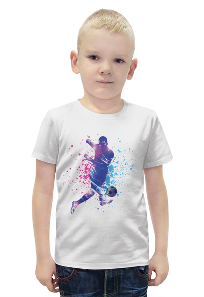 Заказать детскую футболку в Москве. Футболка с полной запечаткой для мальчиков Футбол от THE_NISE  - готовые дизайны и нанесение принтов.