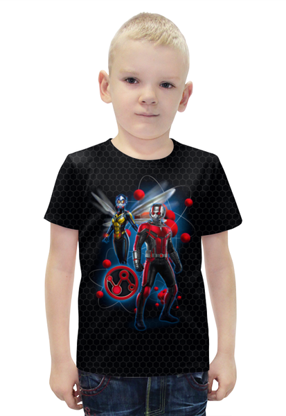 Заказать детскую футболку в Москве. Футболка с полной запечаткой для мальчиков Ant Mask от balden - готовые дизайны и нанесение принтов.