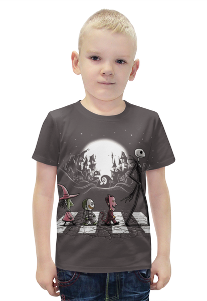 Заказать детскую футболку в Москве. Футболка с полной запечаткой для мальчиков Zombie от ПРИНТЫ ПЕЧАТЬ  - готовые дизайны и нанесение принтов.