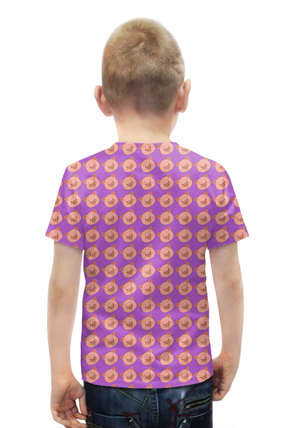Заказать детскую футболку в Москве. Футболка с полной запечаткой для мальчиков Поросята  от T-shirt print  - готовые дизайны и нанесение принтов.