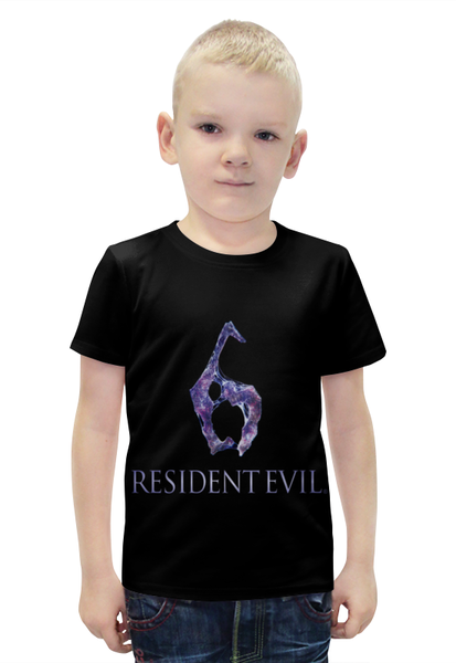 Заказать детскую футболку в Москве. Футболка с полной запечаткой для мальчиков Resident Evil 6 от game-fan - готовые дизайны и нанесение принтов.