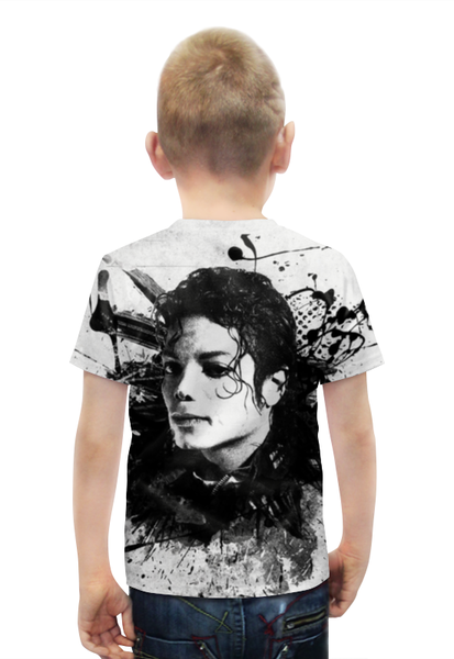 Заказать детскую футболку в Москве. Футболка с полной запечаткой для мальчиков Майкл Джексон / Michael Jackson от aleks_say - готовые дизайны и нанесение принтов.