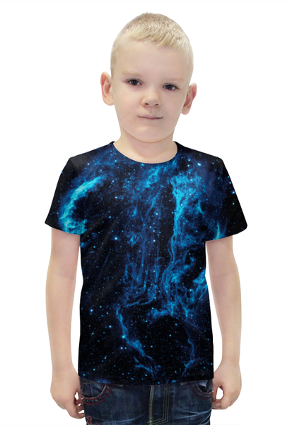 Заказать детскую футболку в Москве. Футболка с полной запечаткой для мальчиков The Space от The Spaceway  - готовые дизайны и нанесение принтов.