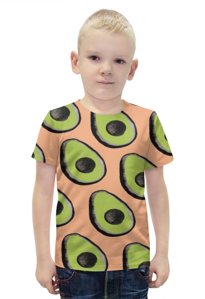Заказать детскую футболку в Москве. Футболка с полной запечаткой для мальчиков  Авокадо от THE_NISE  - готовые дизайны и нанесение принтов.