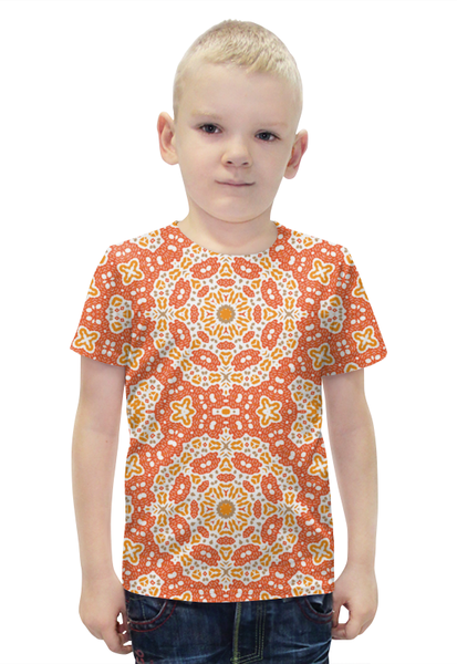 Заказать детскую футболку в Москве. Футболка с полной запечаткой для мальчиков Нежный. от Vadim Koval - готовые дизайны и нанесение принтов.