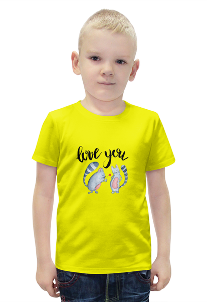 Заказать детскую футболку в Москве. Футболка с полной запечаткой для мальчиков любовь от THE_NISE  - готовые дизайны и нанесение принтов.