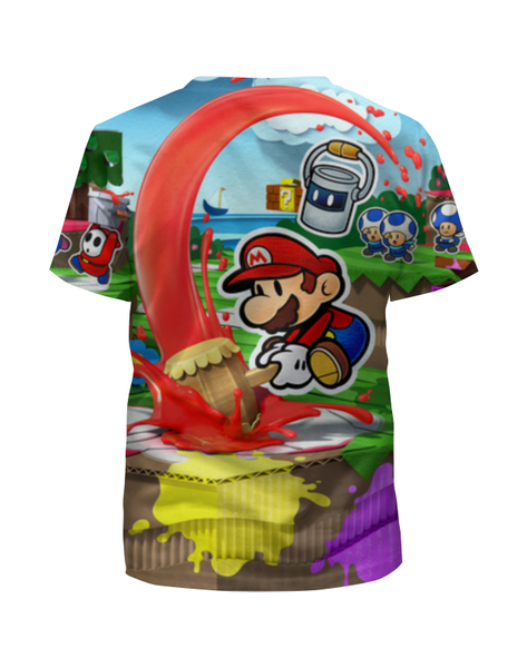 Заказать детскую футболку в Москве. Футболка с полной запечаткой для мальчиков Mario (марио) от weeert - готовые дизайны и нанесение принтов.