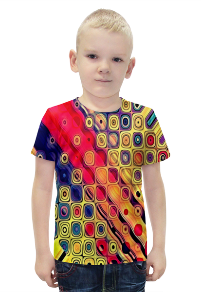Заказать детскую футболку в Москве. Футболка с полной запечаткой для мальчиков Узоры от THE_NISE  - готовые дизайны и нанесение принтов.