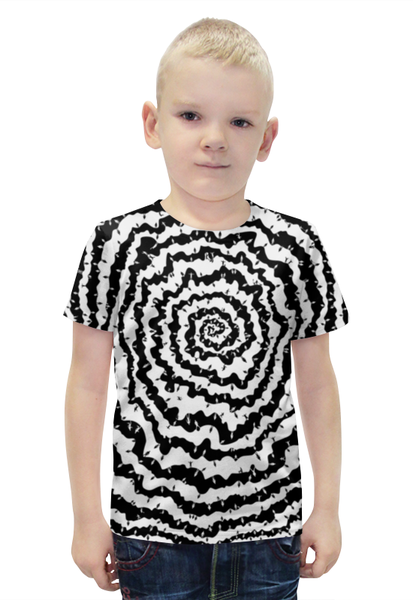 Заказать детскую футболку в Москве. Футболка с полной запечаткой для мальчиков Спираль Юджина от YuG Atn - готовые дизайны и нанесение принтов.
